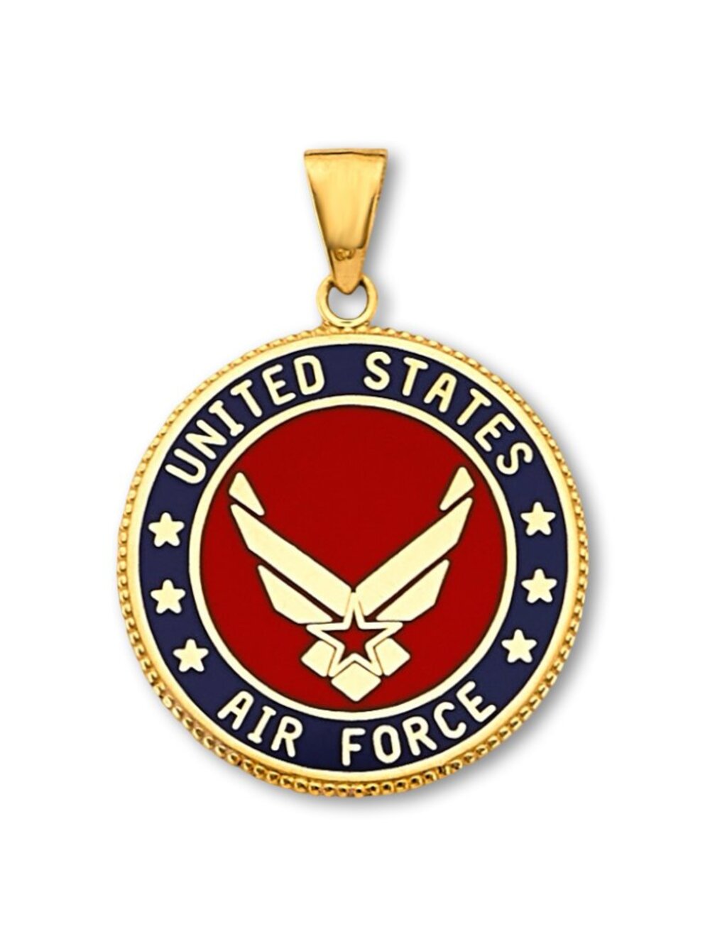 14K Gold US Air Force Pendant | Fine Jewelry By Tehrani Jewelry